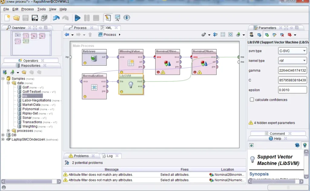 예측 분석의 주요 머신러닝 모델 - RapidMiner