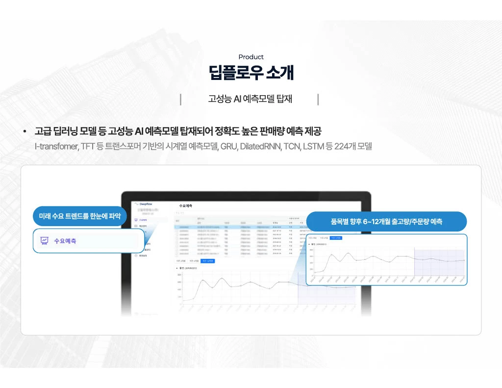 AI 기반 수요예측 및 재고 관리 시스템, 딥플로우